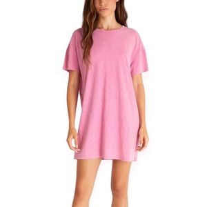 Z Supply Pink Short Sleeve Tee Dress